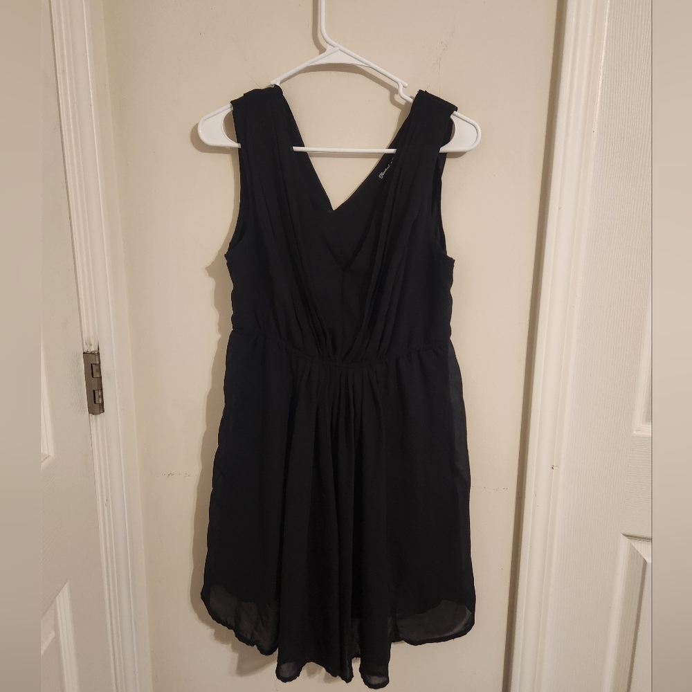 Rachael & Chloe Black Sleeveless Mini Dress